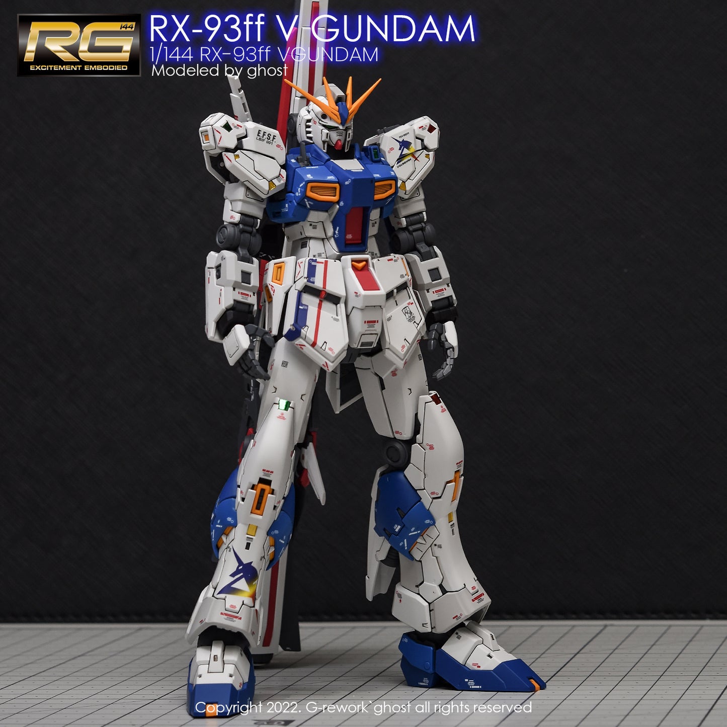 G-Rework Decals - RG RX-93FF V Gundam [CD-RG32-FF]