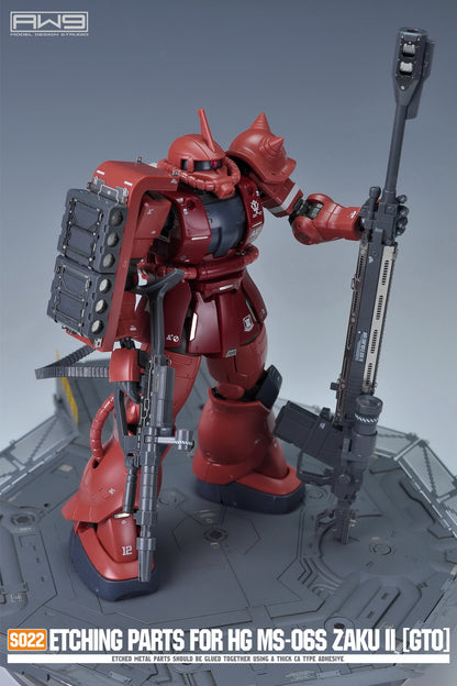 Madworks AW9 Etching Parts for HG MS-06S Zaku 2 GTO S22