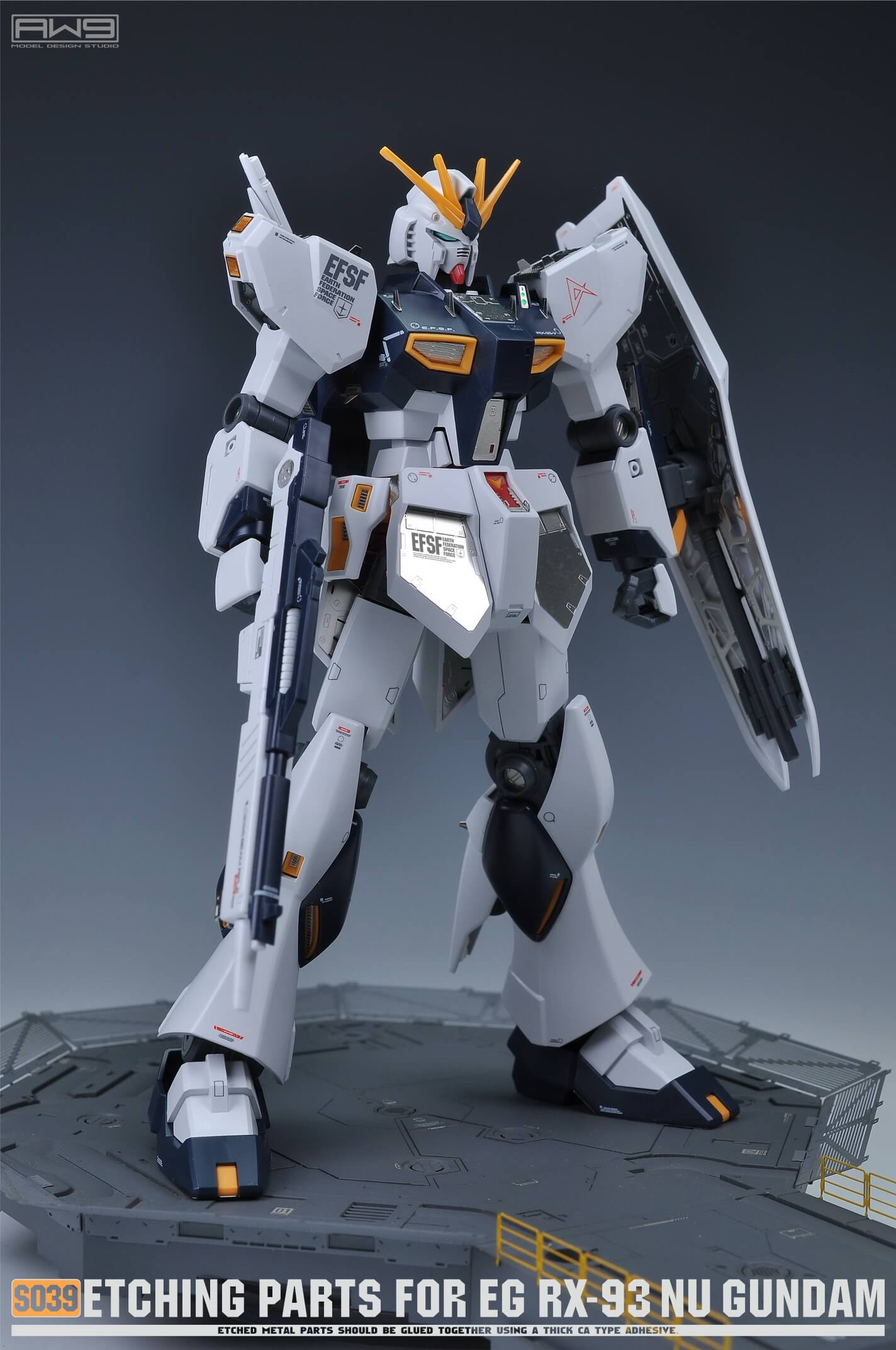Madworks AW9 Etching Parts for EG RX-93 Nu Gundam S39