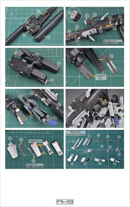 Madworks AW9 S16 Etching Parts for MG FAZZ VER. KA