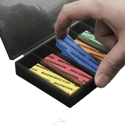 Madworks SSB-002 Sanding Sponge Box Phantom Black (Contains Sanding Sponges)