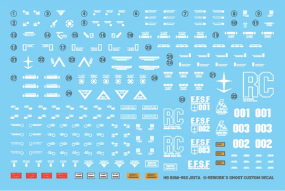 G-Rework Decals - HG RGM-96X Jesta [CD-H130]