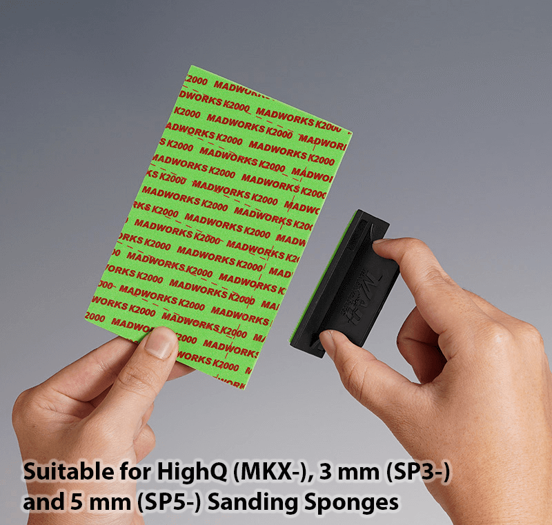 Madworks MT-49 Sanding Block for Sanding Pads (for HighQ, 3 mm and 5 mm)