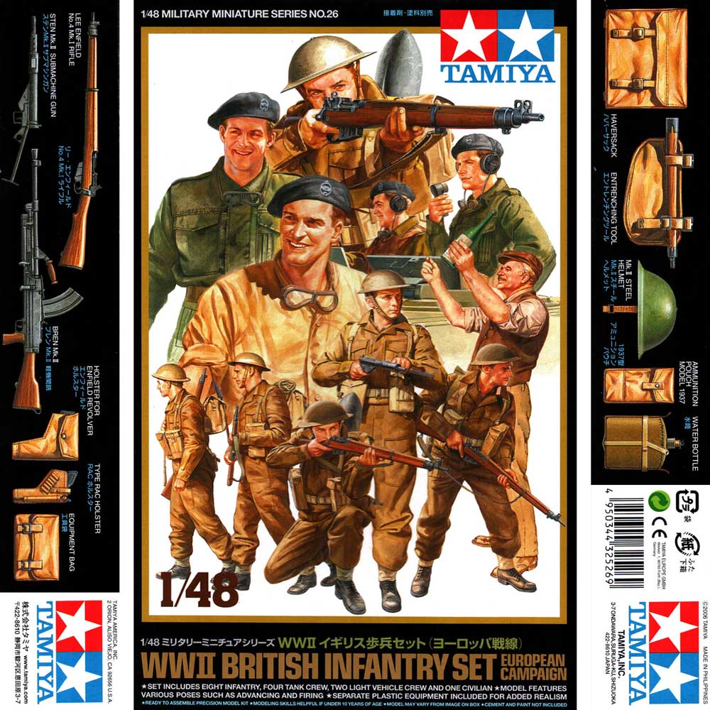 1/48 British Infantry Set