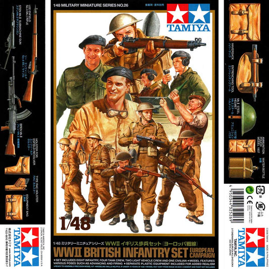 1/48 British Infantry Set