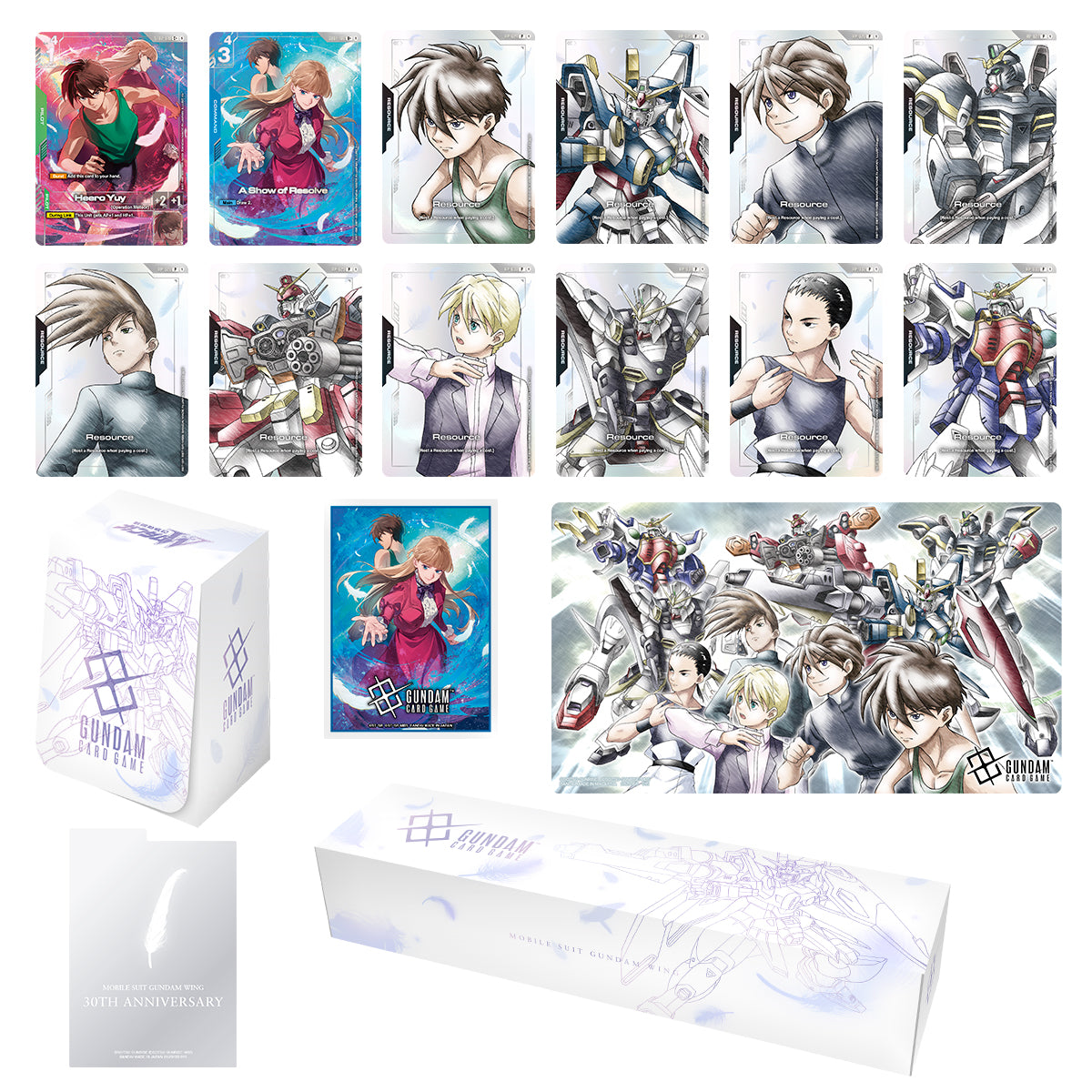 Gundam Card Game Premium Set - Mobile Suit Gundam Wing (PB01)