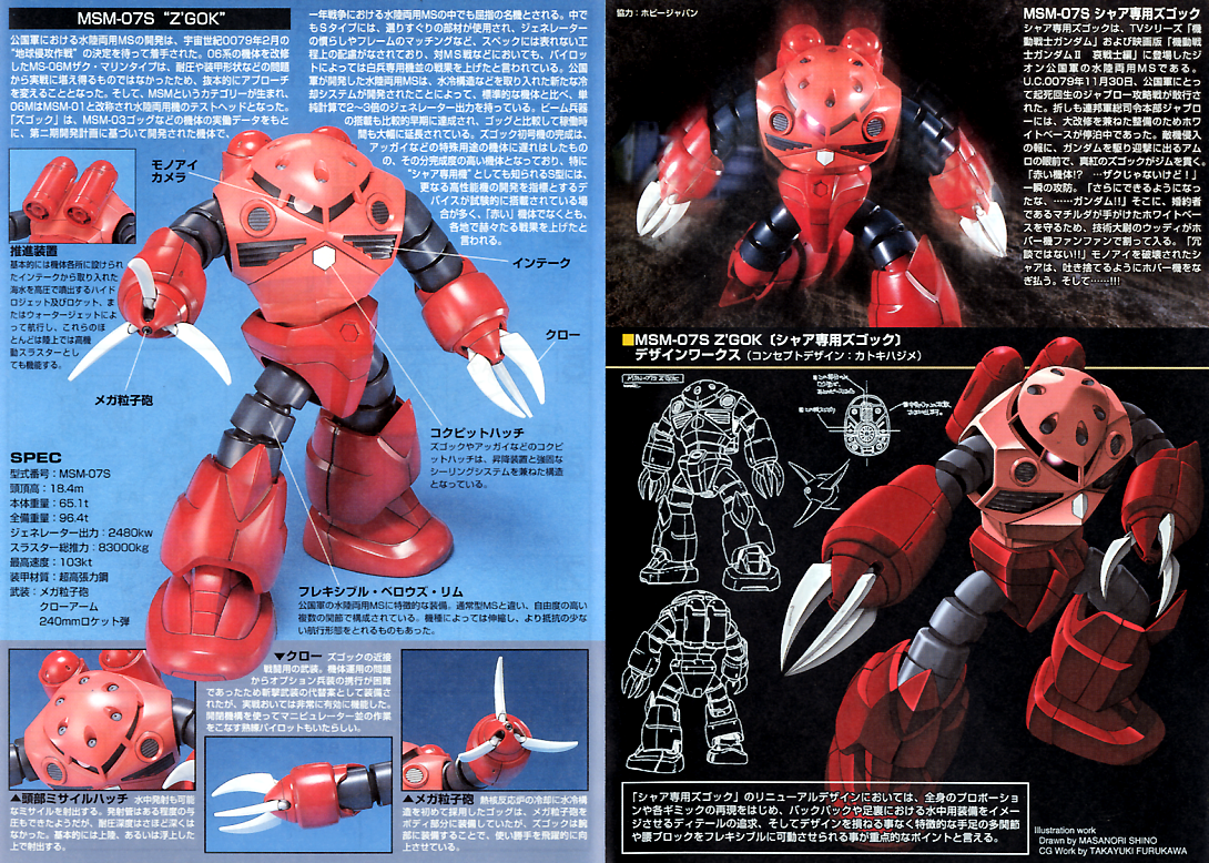 1/144 HGUC MSM-07S Char's Z'Gok