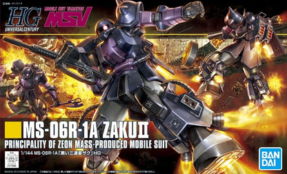 1/144 HGUC MS-06R Black Tri-Stars Zaku