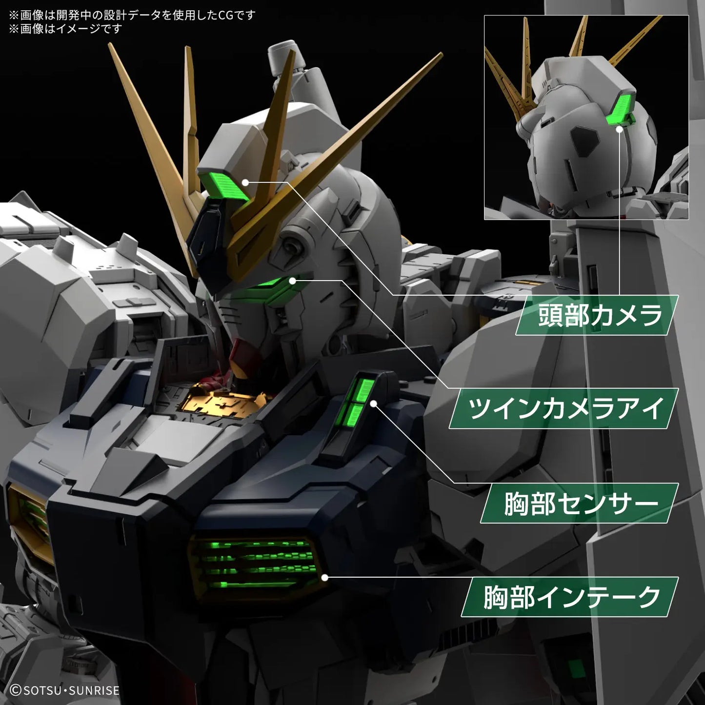 1/60 PG Unleashed LED unit for Nu Gundam