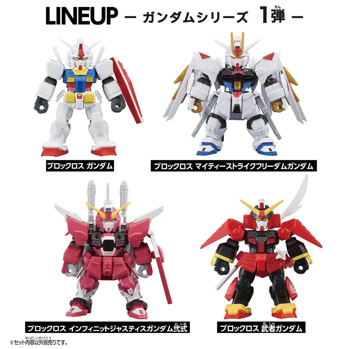 Blockcross Gundam Series #01: 1Box (8pcs)