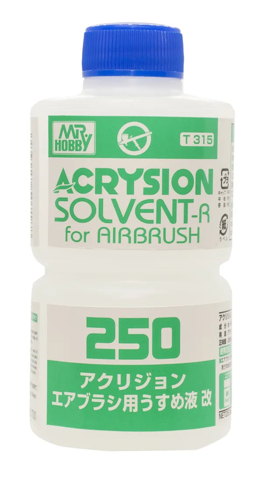 Mr Hobby T-315 Acrysion Solvent - R for Airbrush 250ml