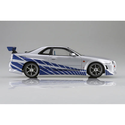 Aoshima 1/24 Fast & Furious Brian O'Conner's R34 Skyline GT-R
