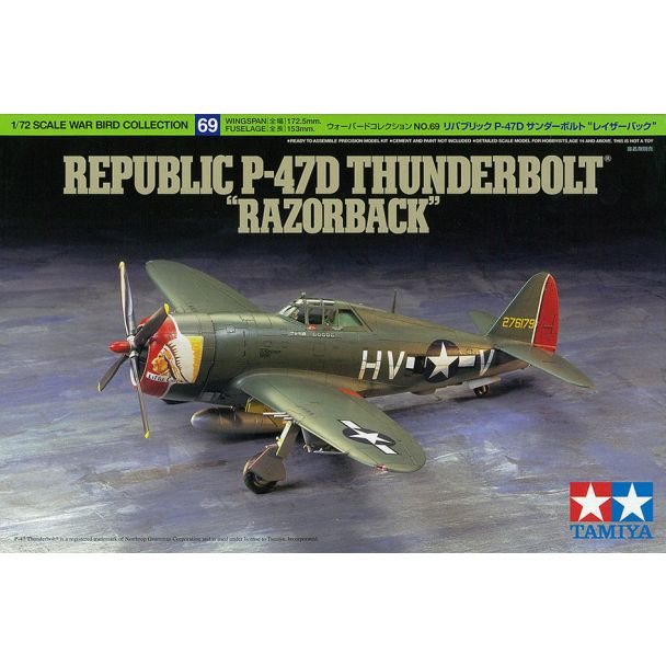 1/72 P-47D Thunderbolt Razor Back