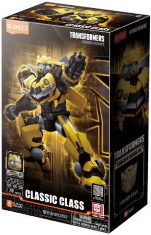 Blokees Transformers Classic Class Bumblebee Packaging