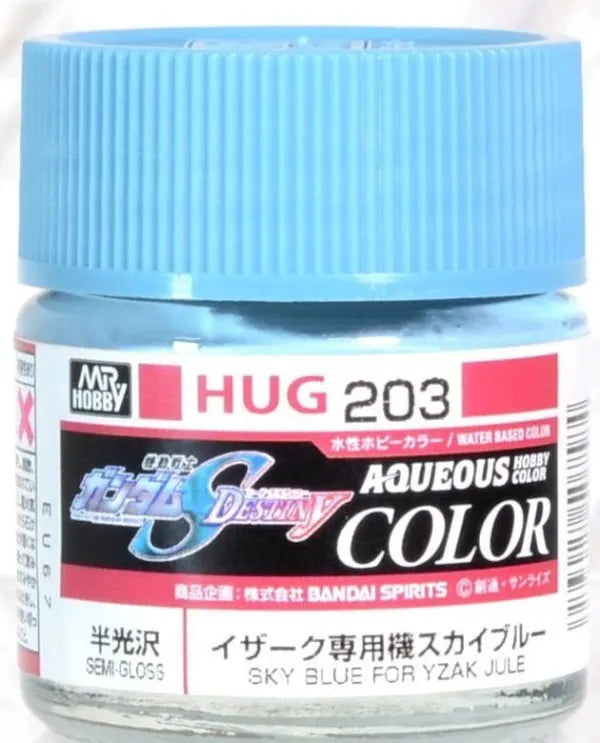 Mr Hobby Aqueous Gundam Color HUG-203 Sky Blue for Yzak Jule