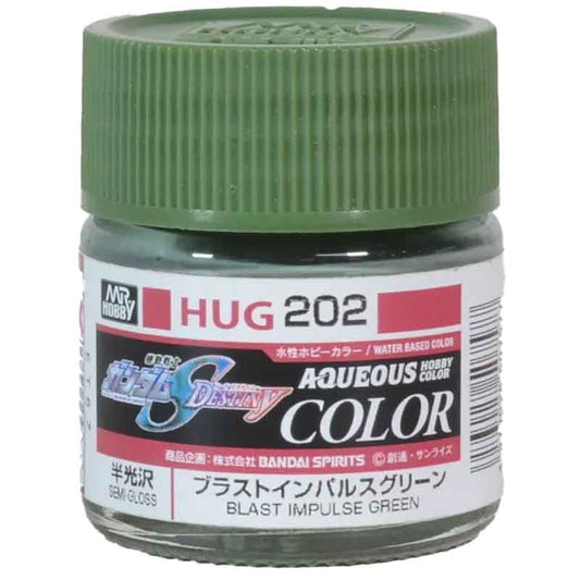 Mr Hobby Aqueous Gundam Color HUG-202 Blast Impulse Green