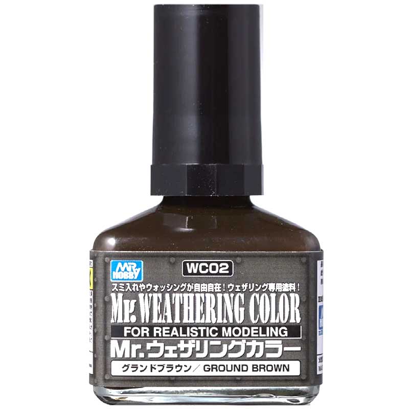 Mr.Hobby Mr.Weathering Color - Ground Brown 40ml WC02