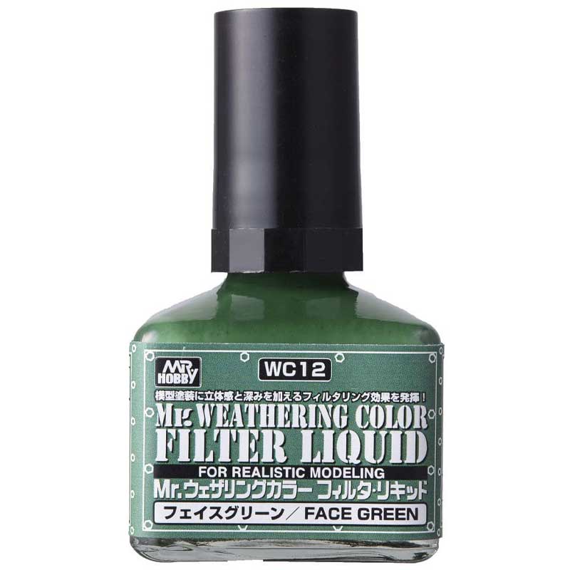 Weathering Color Mr.Hobby Mr.Weathering Color - Face Green 40ml WC12