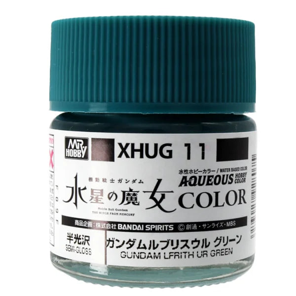 Mr Hobby Aqueous Gundam Color XHUG-11 Gundam Lfrith Ur Green
