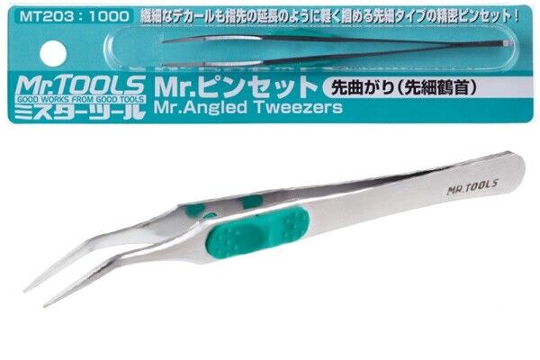 Mr Hobby Mr Angled Tweezers MT-203