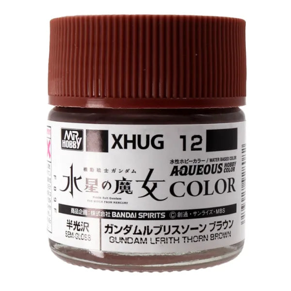 Mr Hobby Aqueous Gundam Color XHUG-12 Gundam Lfrith Thorn Brown