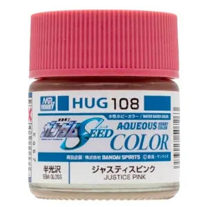 Mr Hobby Aqueous Gundam Color HUG-108 Justice Pink