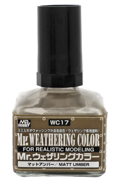 Mr.Hobby Mr.Weathering Color - Matt Umber 40ml WC17