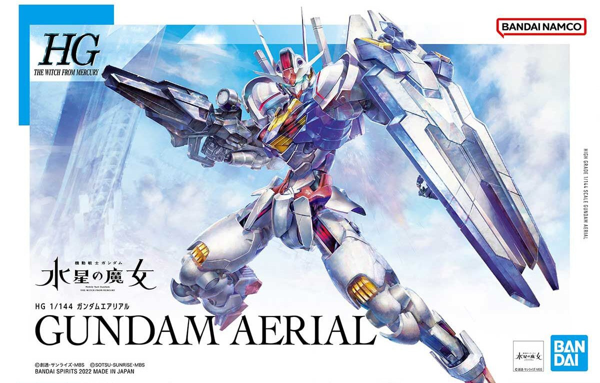 1/144 HG Gundam Aerial Box Art Hobby Kit by BANDAI